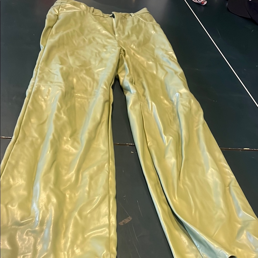 Women’s “pleather” pants shein small